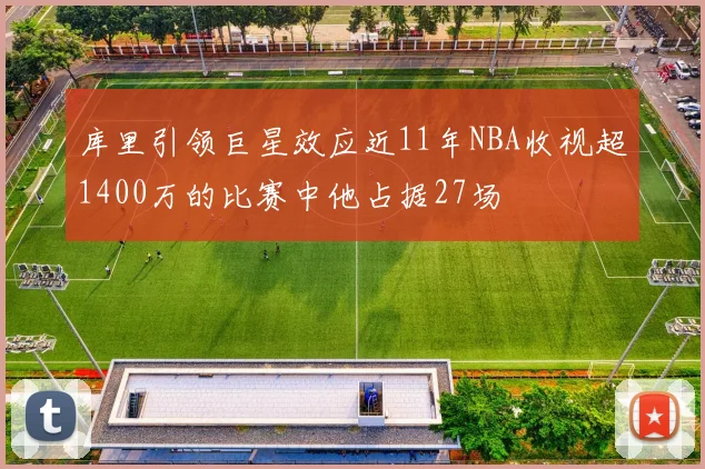 库里引领巨星效应近11年NBA收视超1400万的比赛中他占据27场